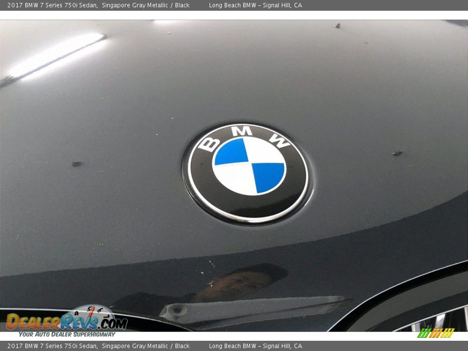 2017 BMW 7 Series 750i Sedan Singapore Gray Metallic / Black Photo #33