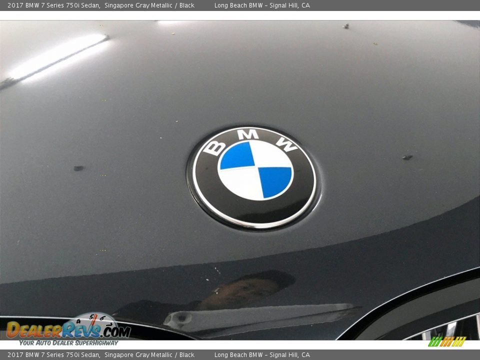 2017 BMW 7 Series 750i Sedan Singapore Gray Metallic / Black Photo #33