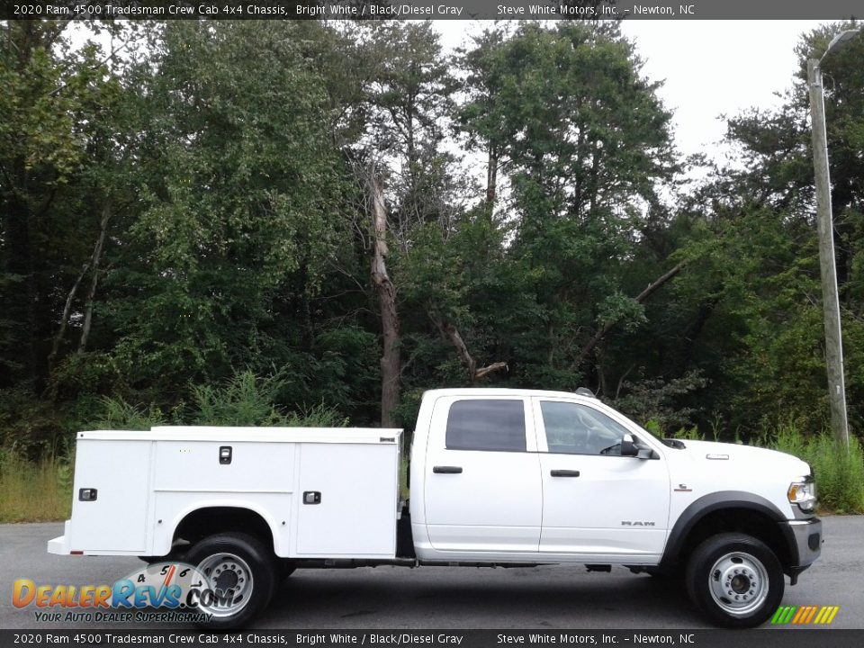 2020 Ram 4500 Tradesman Crew Cab 4x4 Chassis Bright White / Black/Diesel Gray Photo #5