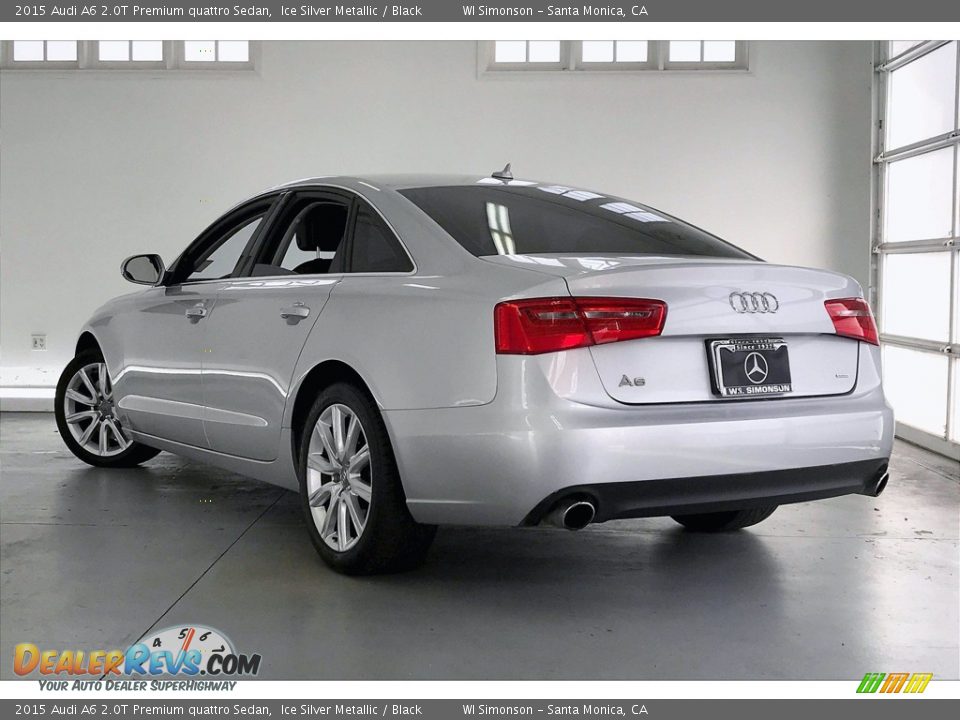 2015 Audi A6 2.0T Premium quattro Sedan Ice Silver Metallic / Black Photo #10