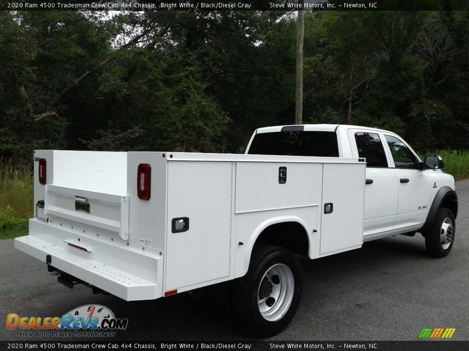 2020 Ram 4500 Tradesman Crew Cab 4x4 Chassis Bright White / Black/Diesel Gray Photo #6