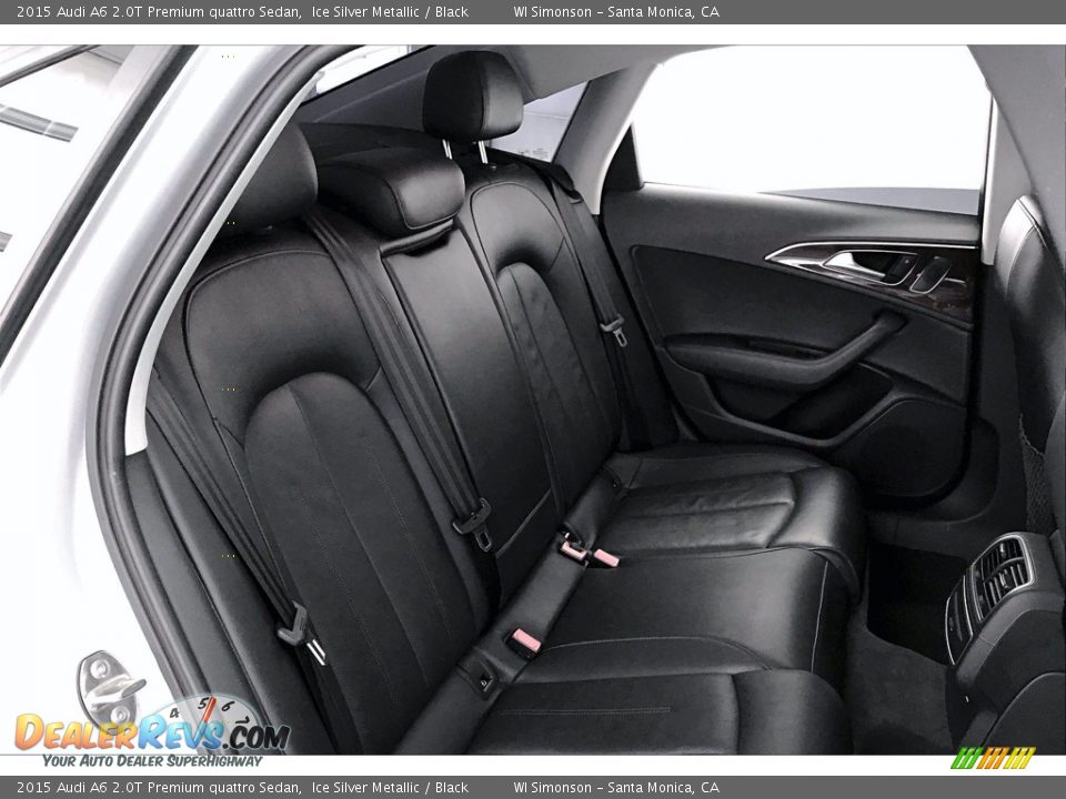2015 Audi A6 2.0T Premium quattro Sedan Ice Silver Metallic / Black Photo #13
