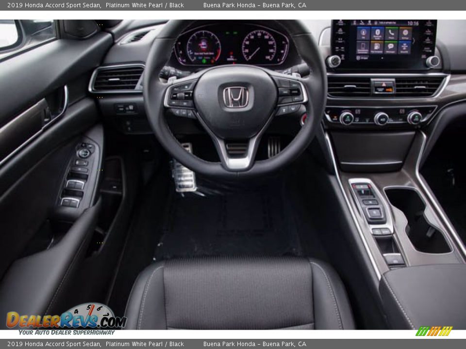 2019 Honda Accord Sport Sedan Platinum White Pearl / Black Photo #5