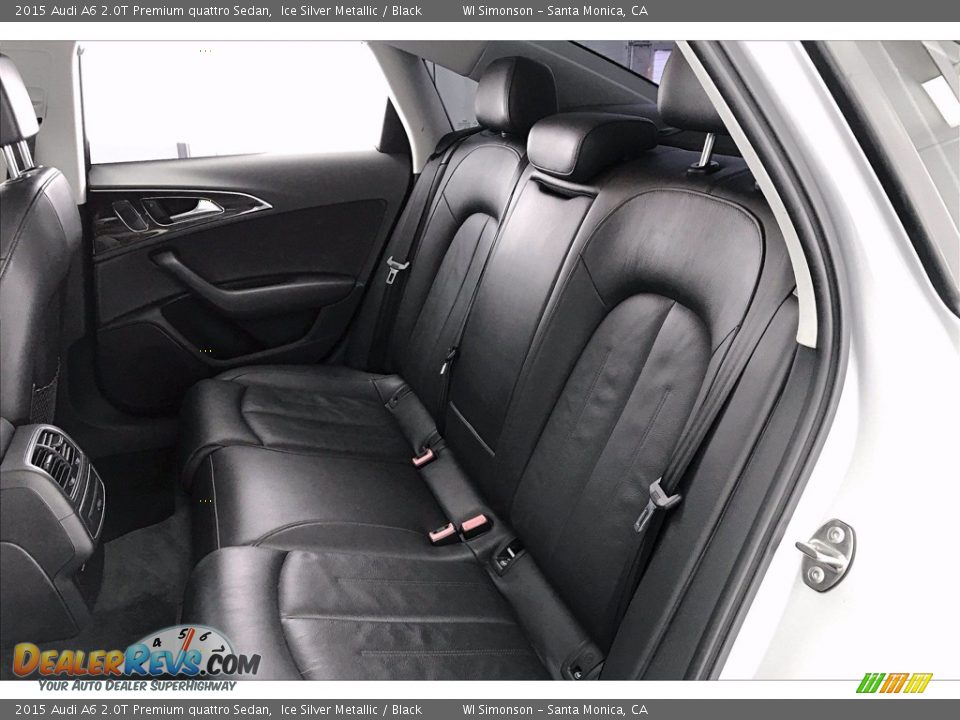2015 Audi A6 2.0T Premium quattro Sedan Ice Silver Metallic / Black Photo #15