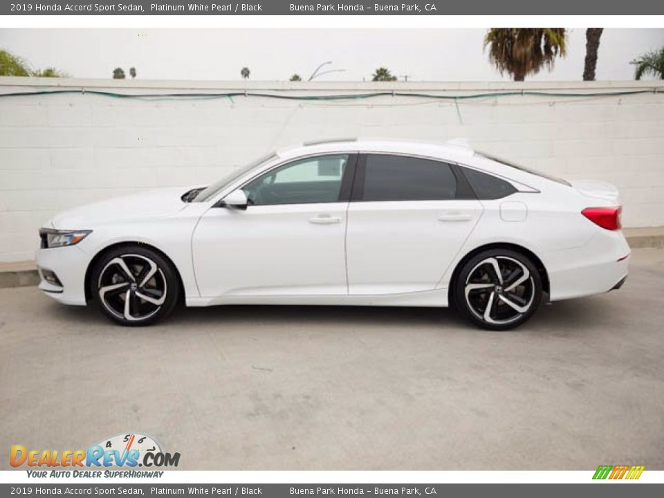 2019 Honda Accord Sport Sedan Platinum White Pearl / Black Photo #8