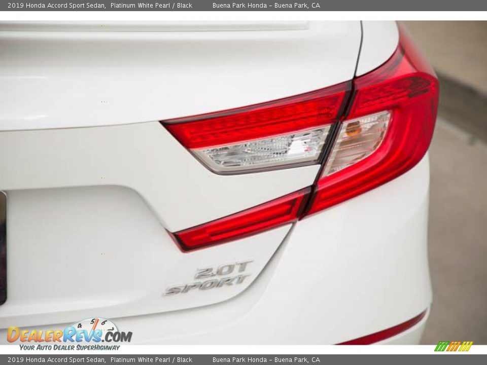 2019 Honda Accord Sport Sedan Platinum White Pearl / Black Photo #11