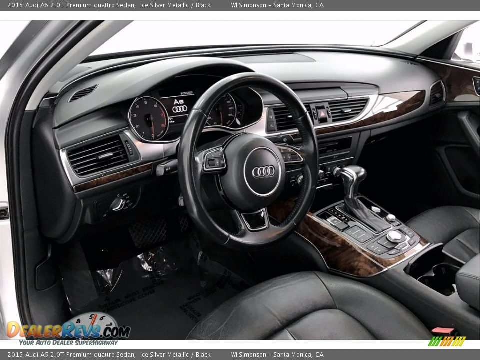 2015 Audi A6 2.0T Premium quattro Sedan Ice Silver Metallic / Black Photo #21