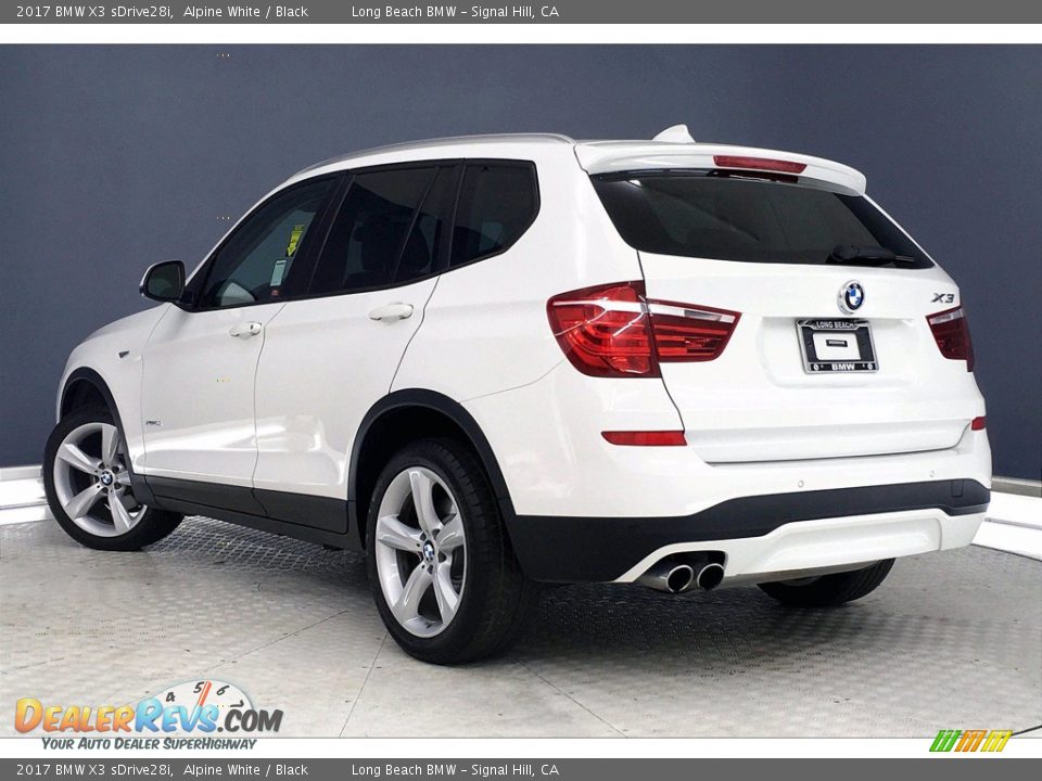 2017 BMW X3 sDrive28i Alpine White / Black Photo #10