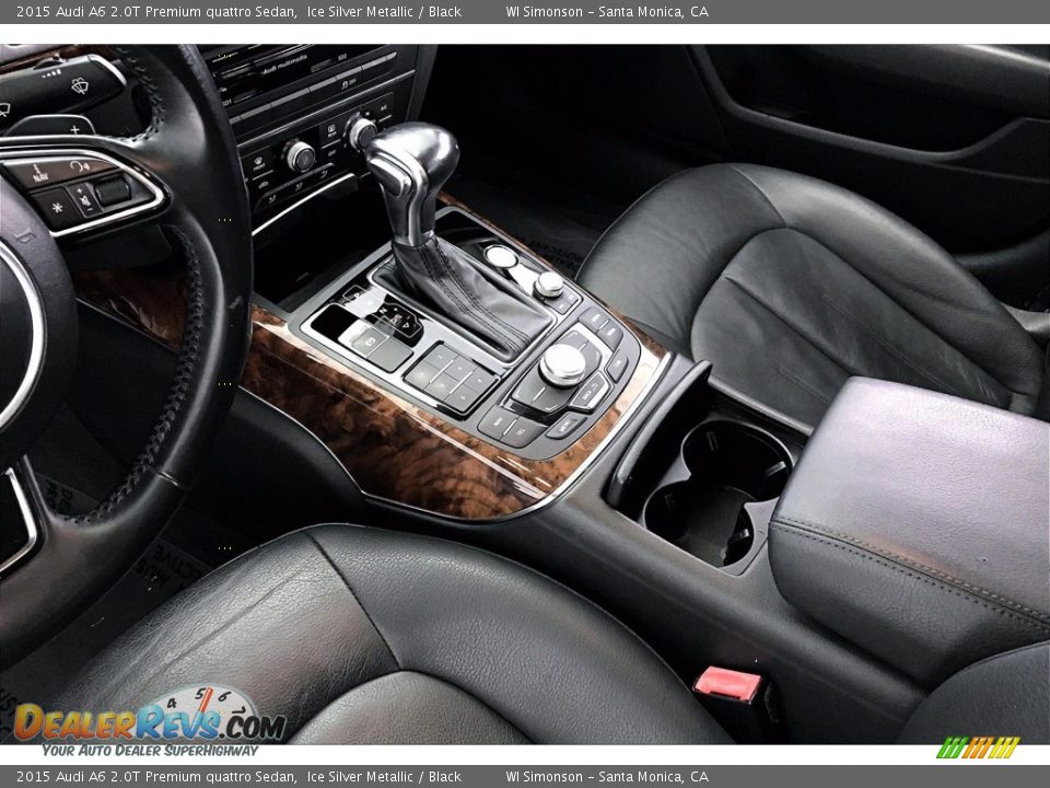 2015 Audi A6 2.0T Premium quattro Sedan Ice Silver Metallic / Black Photo #22