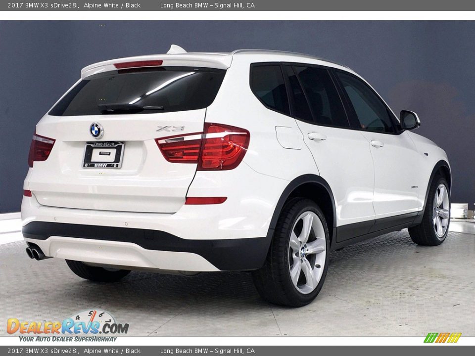 2017 BMW X3 sDrive28i Alpine White / Black Photo #13