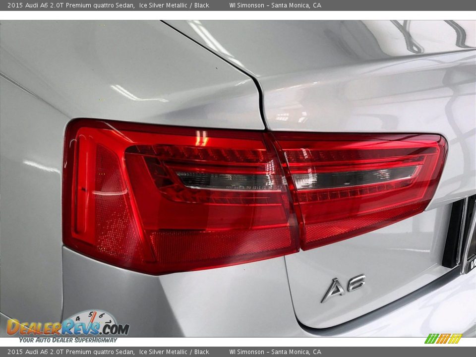 2015 Audi A6 2.0T Premium quattro Sedan Ice Silver Metallic / Black Photo #25