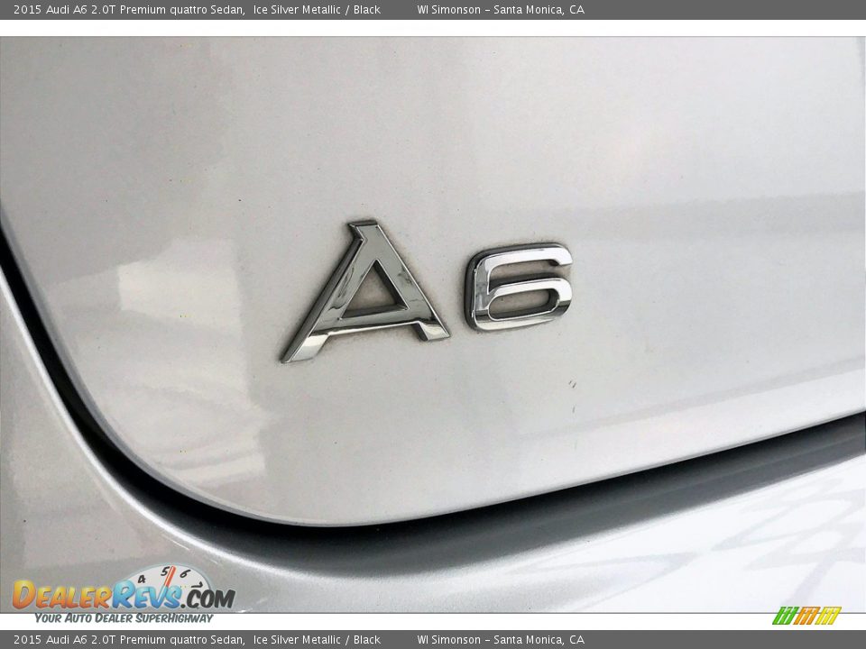 2015 Audi A6 2.0T Premium quattro Sedan Ice Silver Metallic / Black Photo #26