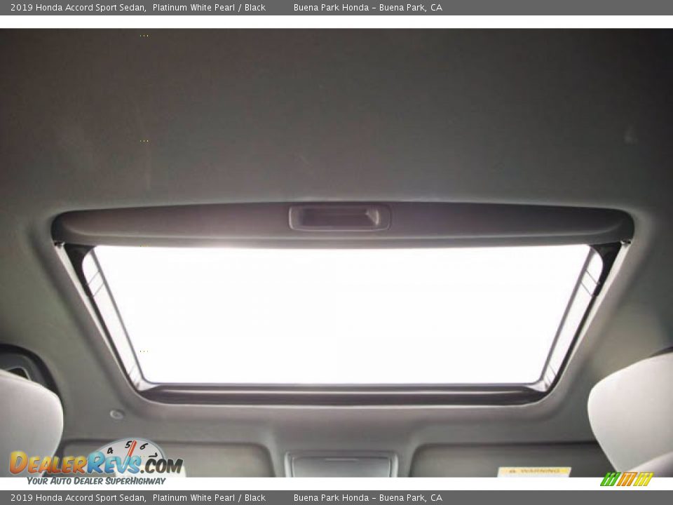 2019 Honda Accord Sport Sedan Platinum White Pearl / Black Photo #19