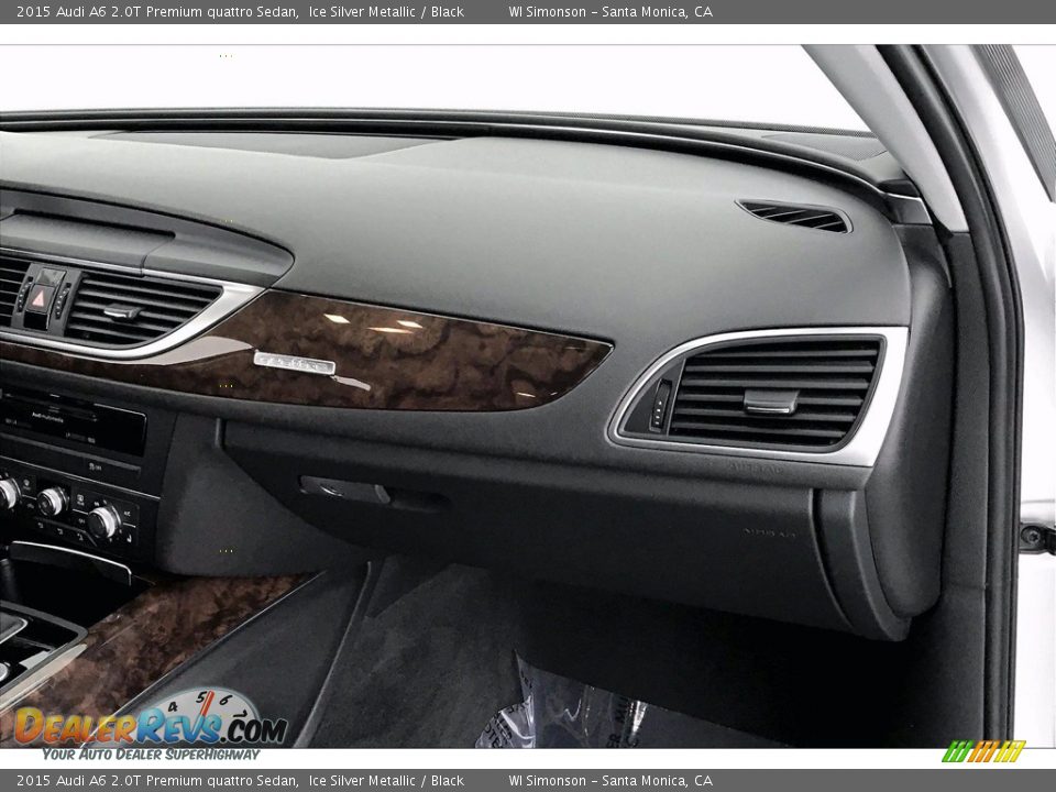 2015 Audi A6 2.0T Premium quattro Sedan Ice Silver Metallic / Black Photo #27