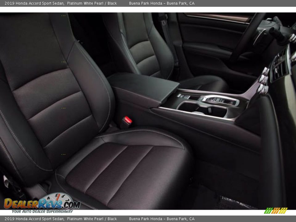 2019 Honda Accord Sport Sedan Platinum White Pearl / Black Photo #25