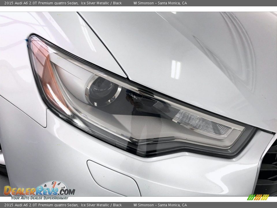 2015 Audi A6 2.0T Premium quattro Sedan Ice Silver Metallic / Black Photo #31