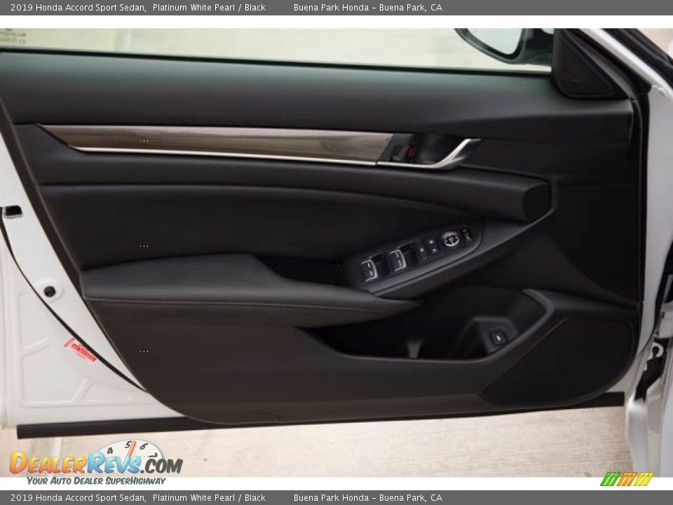 2019 Honda Accord Sport Sedan Platinum White Pearl / Black Photo #29