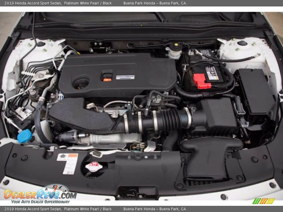 2019 Honda Accord Sport Sedan Platinum White Pearl / Black Photo #34