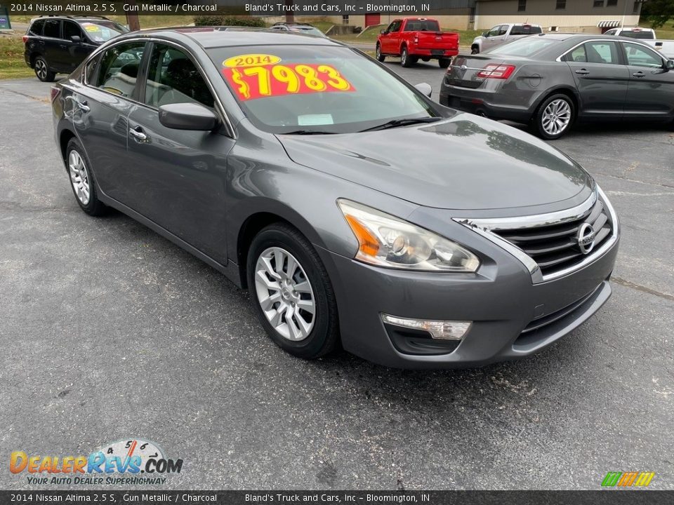 2014 Nissan Altima 2.5 S Gun Metallic / Charcoal Photo #4