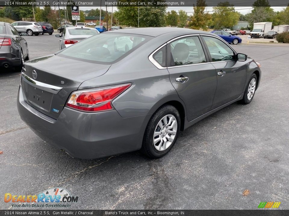 2014 Nissan Altima 2.5 S Gun Metallic / Charcoal Photo #6