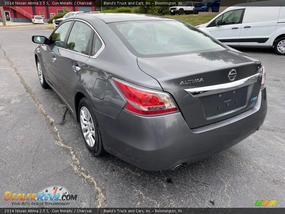 2014 Nissan Altima 2.5 S Gun Metallic / Charcoal Photo #8