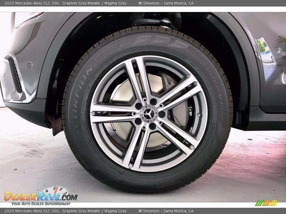 2020 Mercedes-Benz GLC 300 Graphite Grey Metallic / Magma Grey Photo #9