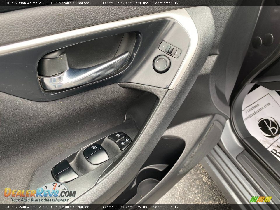 2014 Nissan Altima 2.5 S Gun Metallic / Charcoal Photo #12