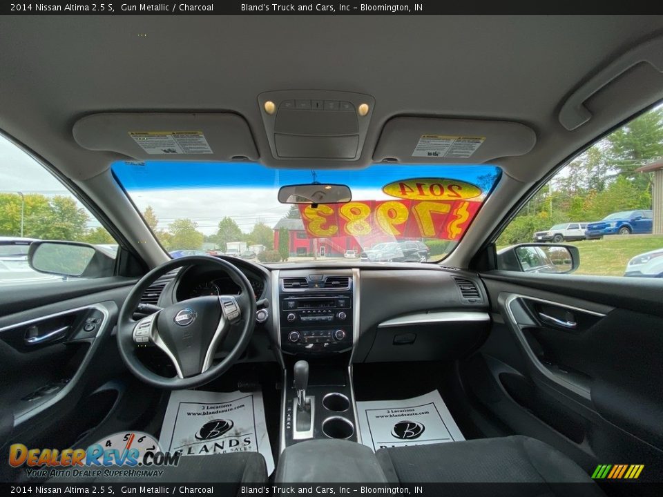 2014 Nissan Altima 2.5 S Gun Metallic / Charcoal Photo #15