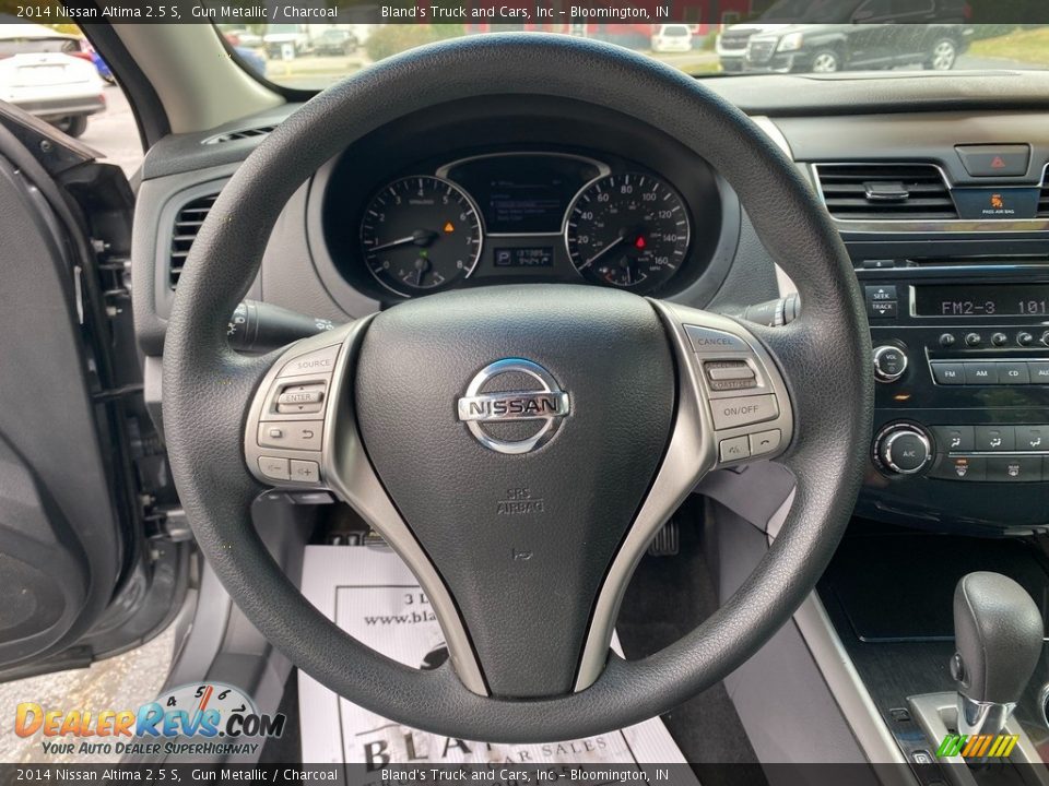 2014 Nissan Altima 2.5 S Gun Metallic / Charcoal Photo #16