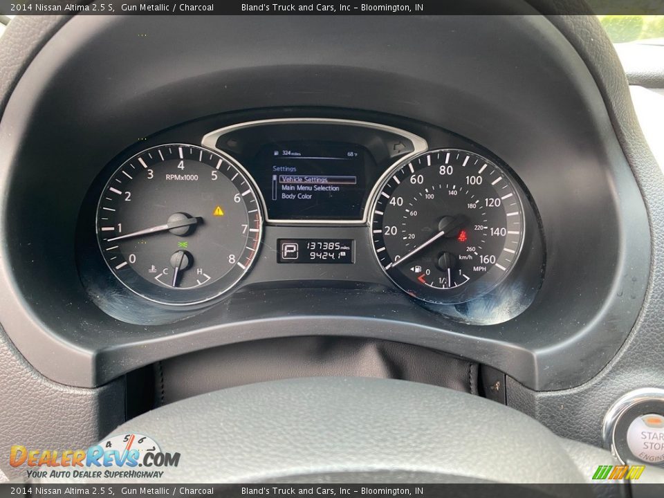 2014 Nissan Altima 2.5 S Gun Metallic / Charcoal Photo #17