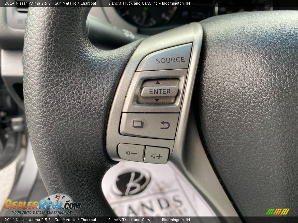 2014 Nissan Altima 2.5 S Gun Metallic / Charcoal Photo #18