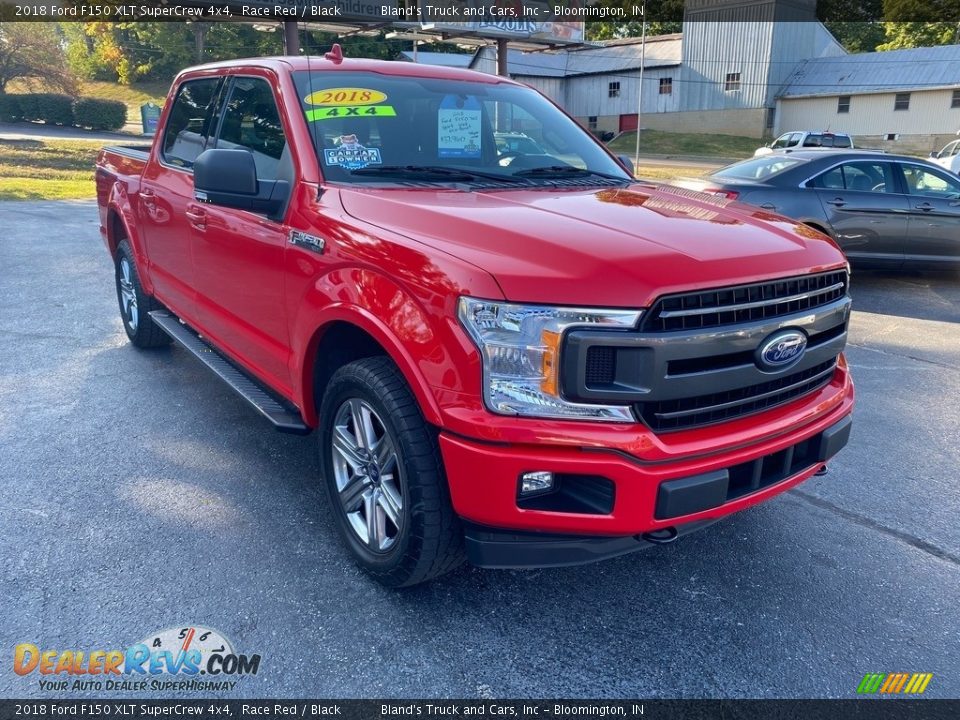 2018 Ford F150 XLT SuperCrew 4x4 Race Red / Black Photo #4