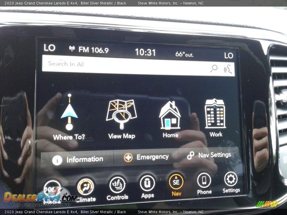 2020 Jeep Grand Cherokee Laredo E 4x4 Billet Silver Metallic / Black Photo #23