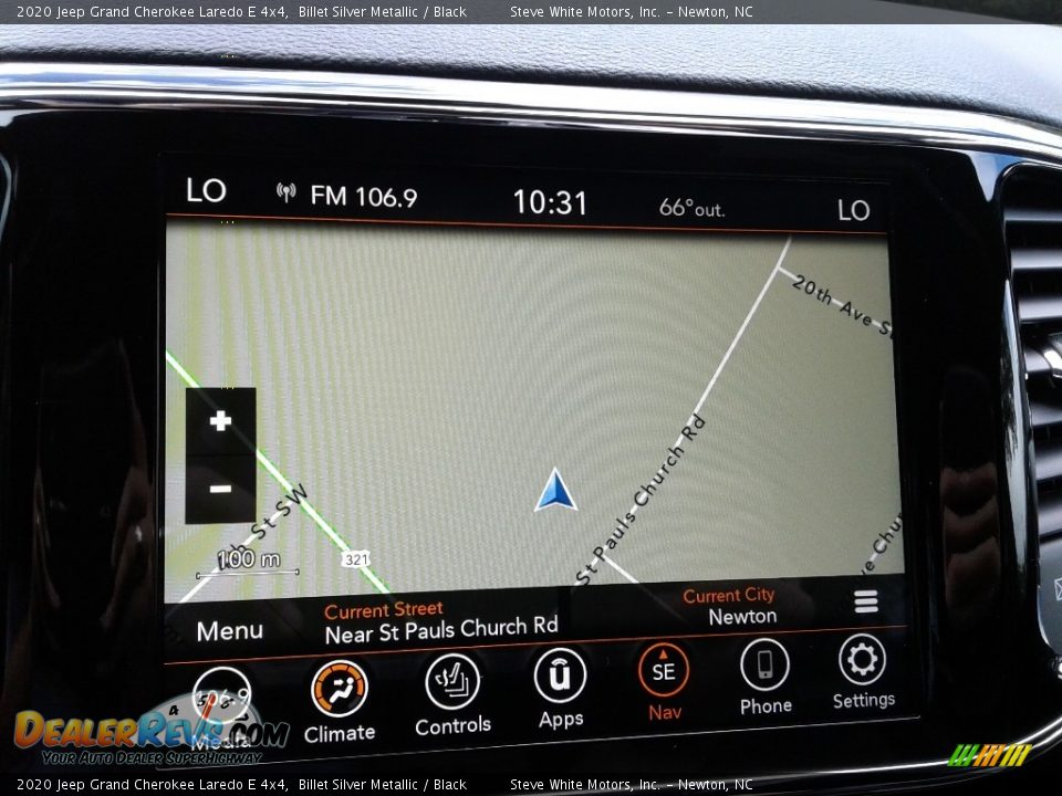 2020 Jeep Grand Cherokee Laredo E 4x4 Billet Silver Metallic / Black Photo #24