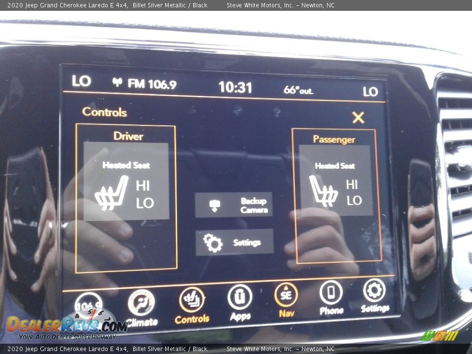 2020 Jeep Grand Cherokee Laredo E 4x4 Billet Silver Metallic / Black Photo #25