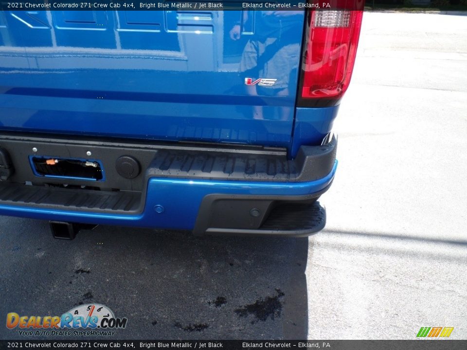 2021 Chevrolet Colorado Z71 Crew Cab 4x4 Bright Blue Metallic / Jet Black Photo #14