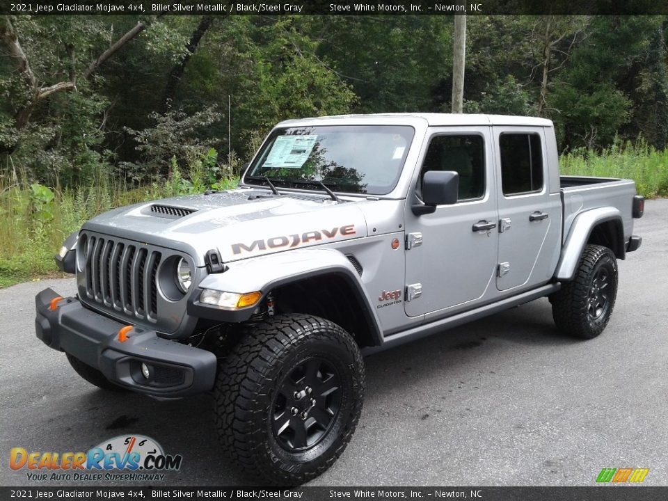 2021 Jeep Gladiator Mojave 4x4 Billet Silver Metallic / Black/Steel Gray Photo #3