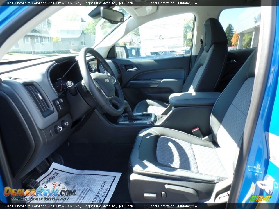 2021 Chevrolet Colorado Z71 Crew Cab 4x4 Bright Blue Metallic / Jet Black Photo #21