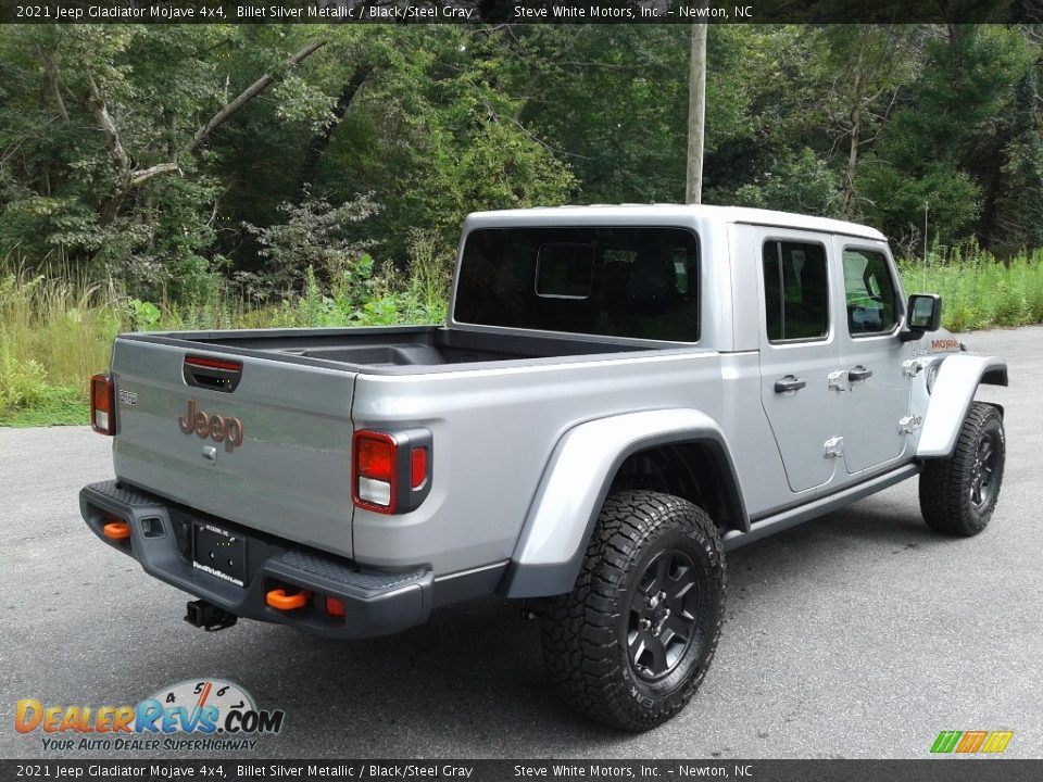 2021 Jeep Gladiator Mojave 4x4 Billet Silver Metallic / Black/Steel Gray Photo #7