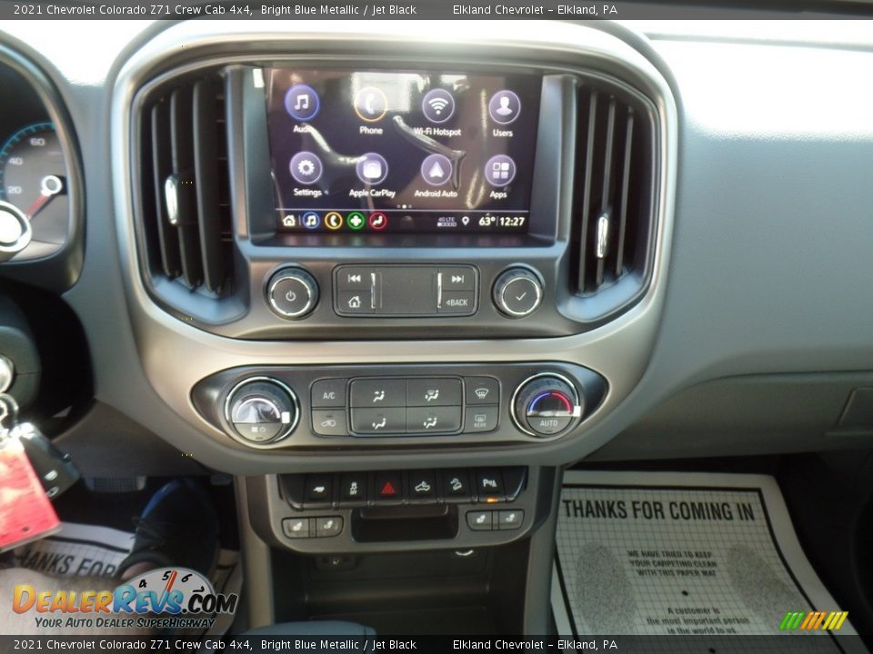 Controls of 2021 Chevrolet Colorado Z71 Crew Cab 4x4 Photo #29