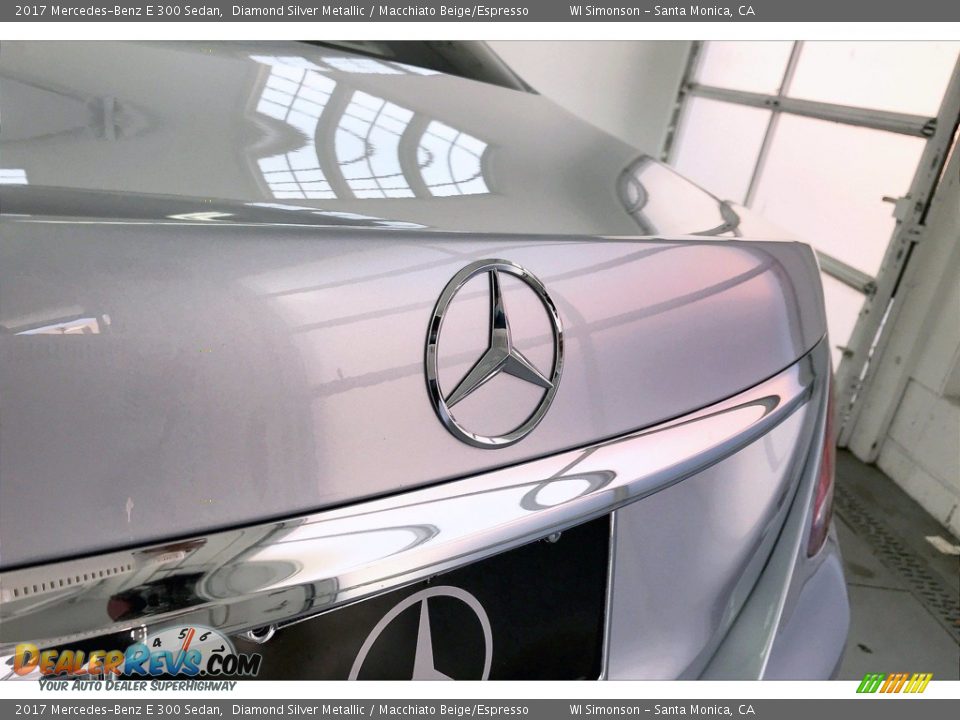 2017 Mercedes-Benz E 300 Sedan Diamond Silver Metallic / Macchiato Beige/Espresso Photo #7