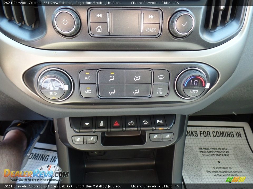 Controls of 2021 Chevrolet Colorado Z71 Crew Cab 4x4 Photo #35