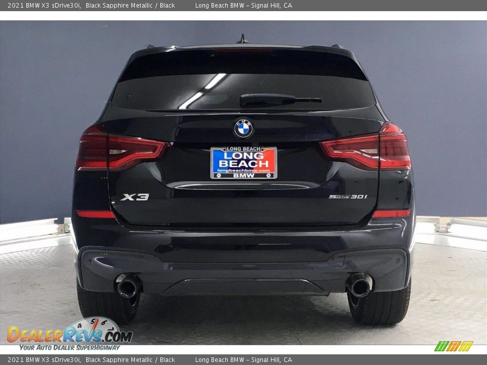 2021 BMW X3 sDrive30i Black Sapphire Metallic / Black Photo #4