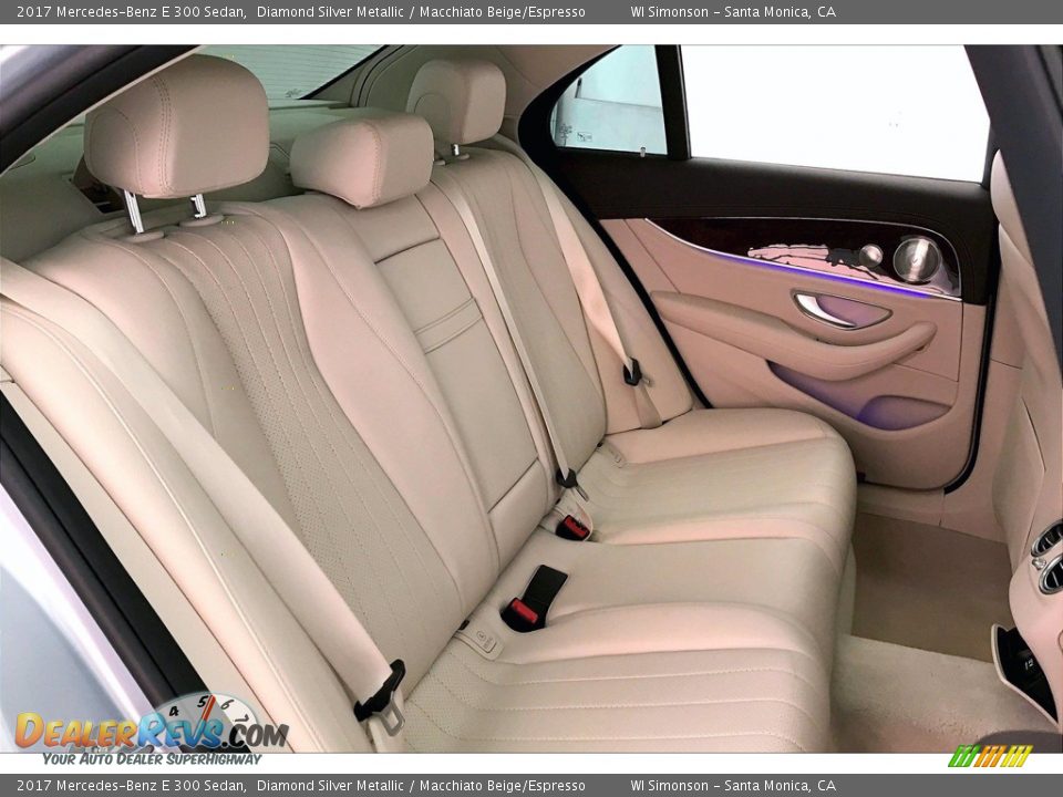 Rear Seat of 2017 Mercedes-Benz E 300 Sedan Photo #13