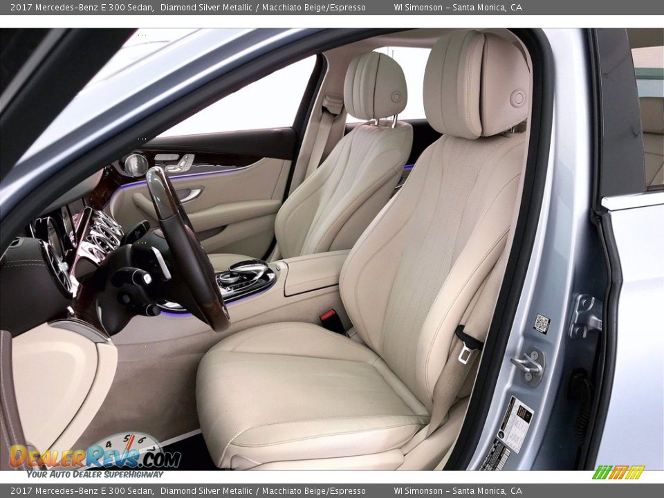 Front Seat of 2017 Mercedes-Benz E 300 Sedan Photo #14