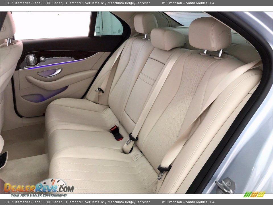 Rear Seat of 2017 Mercedes-Benz E 300 Sedan Photo #15