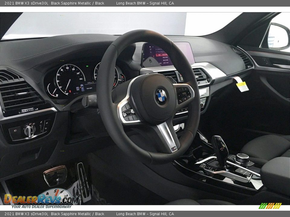 2021 BMW X3 sDrive30i Black Sapphire Metallic / Black Photo #7