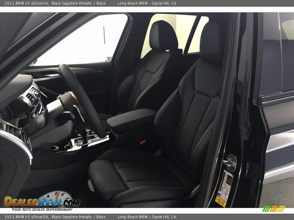 2021 BMW X3 sDrive30i Black Sapphire Metallic / Black Photo #9