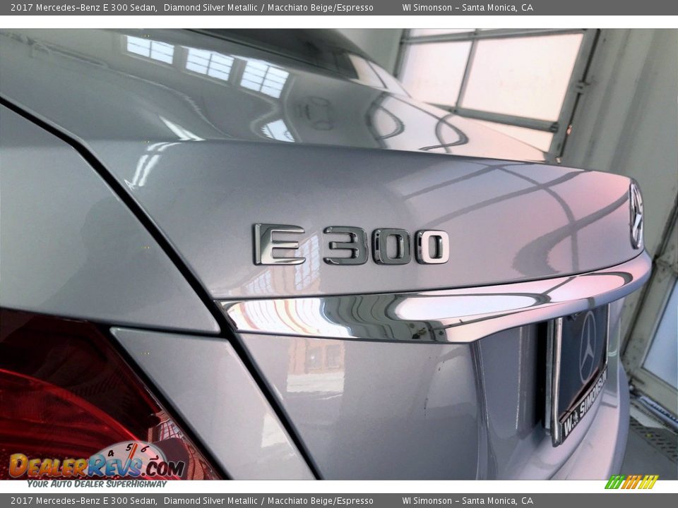 2017 Mercedes-Benz E 300 Sedan Diamond Silver Metallic / Macchiato Beige/Espresso Photo #27