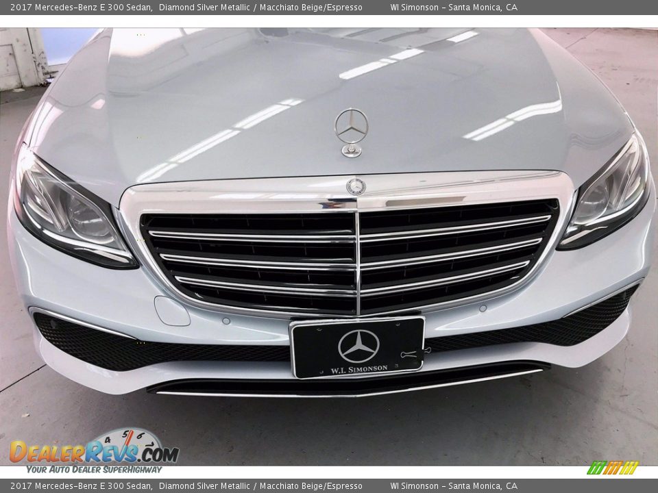 2017 Mercedes-Benz E 300 Sedan Diamond Silver Metallic / Macchiato Beige/Espresso Photo #33
